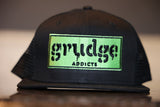 Black / Green Grudge Addicts Snapback